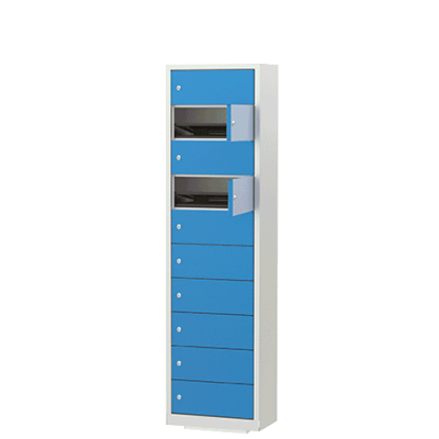 7360 – LAPTOP STORAGE LOCKER WITH 10 COMPARTMENTS